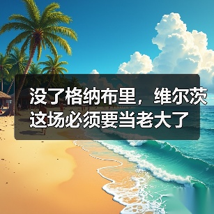 没了格纳布里，维尔茨这场必须要当老大了（图2）