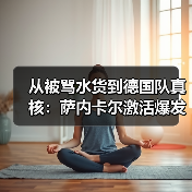 从被骂水货到德国队真核:萨内卡尔激活爆发力成德国队关键(图3) 从被骂水货到德国队真核:萨内卡尔激活爆发力成德国队关键(图3)