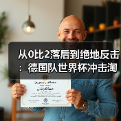 从0比2落后到绝地反击：德国队世界杯冲击淘汰赛阶段的路有多难？（图2）