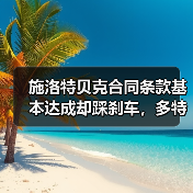 施洛特贝克合同条款基本达成却踩刹车,多特蒙德到底在犹豫什么?(图4) 施洛特贝克合同条款基本达成却踩刹车,多特蒙德到底在犹豫什么?(图4)
