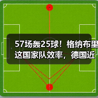57场轰25球!格纳布里这国家队效率,德国近20年就俩人能做到(图4) 57场轰25球!格纳布里这国家队效率,德国近20年就俩人能做到(图4)