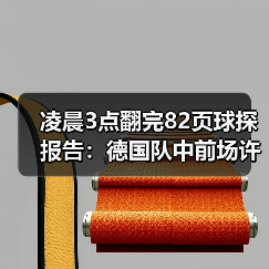 凌晨3点翻完82页球探报告：德国队中前场许勒尔森斯齐卡伊入选背后的残酷逻辑（图1）