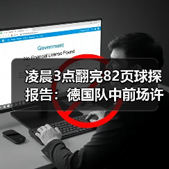 凌晨3点翻完82页球探报告：德国队中前场许勒尔森斯齐卡伊入选背后的残酷逻辑（图4）