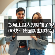 饭局上跟人打赌输了1200块:德国队世界杯冠军是唯一目标(图1) 饭局上跟人打赌输了1200块:德国队世界杯冠军是唯一目标(图1)