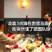 凌晨3点蹲在厨房泡面，我突然懂了德国队球迷期待夏天狂欢（图1）