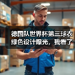 德国队世界杯第三球衣绿色设计曝光，我看了5分钟说不出话（图4）
