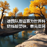 德国队友谊赛为世界杯防线敲警钟,看完后背发凉(图2) 德国队友谊赛为世界杯防线敲警钟,看完后背发凉(图2)