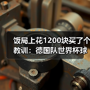 饭局上花1200块买了个教训：德国队世界杯球迷永远是第12人（图1）