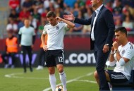 德国队中锋顺位哈弗茨主力沃尔特马德替补，纳格尔斯曼这步棋我看懂了八成