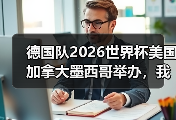 德国队2026世界杯美国加拿大墨西哥举办，我赌他们能翻盘