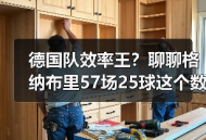 德国队效率王？聊聊格纳布里57场25球这个数据到底多吓人