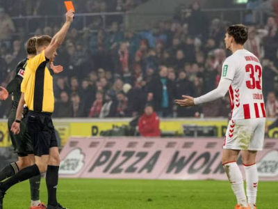 德足协官宣重磅罚单！科隆后卫范登贝尔格禁赛两场 柏林赫塔悍将停赛一轮