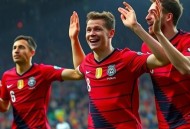 德国U21的帽子戏法英雄比朔夫，这小孩让我想起了当年的托马斯·穆勒